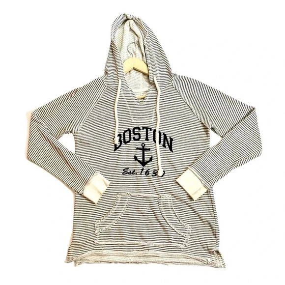 Vineyard Crew Striped Pullover Hoodie - Picture 1 of 4
